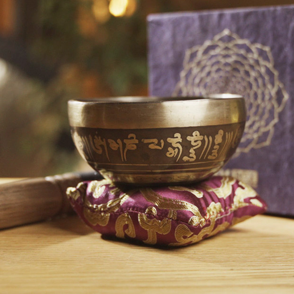 OMM BOX "SAHASRARA" + CUENCO GRABADO (11 CM)