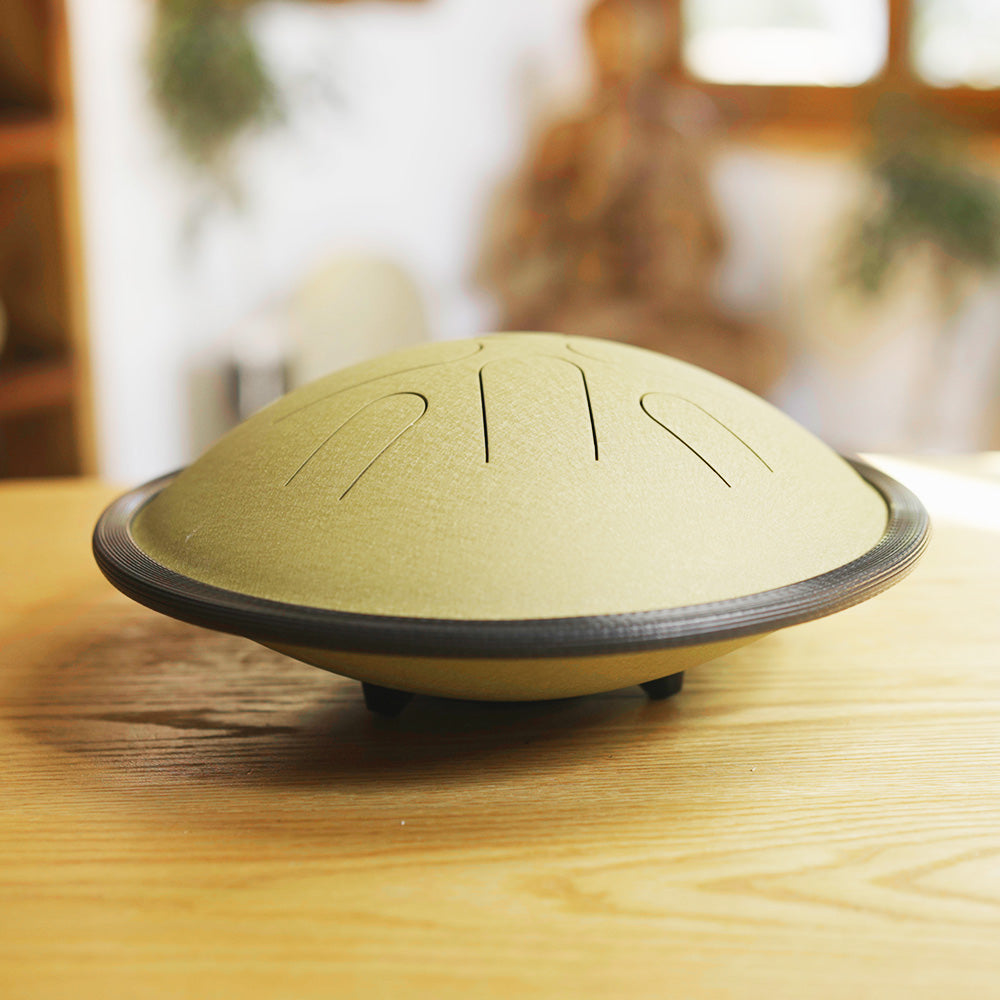 STEEL DRUM 8 NOTAS 10 PULGADAS - DORADO