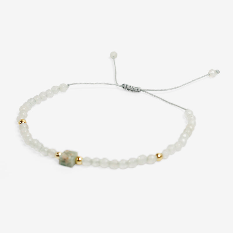 PULSERA AJUSTABLE MIYUKI AMAZONITA (3 MM)