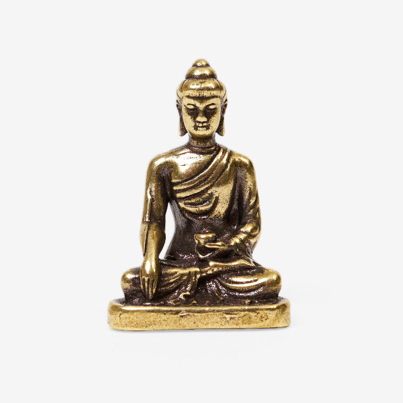 FIGURA DE BRONCE BUDA MEDITANDO