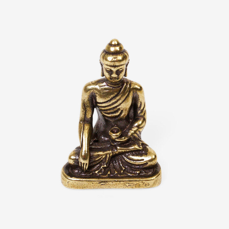 FIGURA DE BRONCE BUDA MEDITANDO