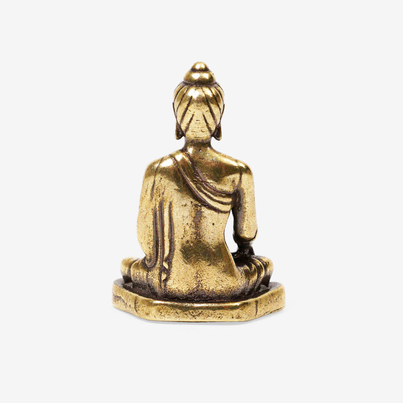 FIGURA DE BRONCE BUDA MEDITANDO