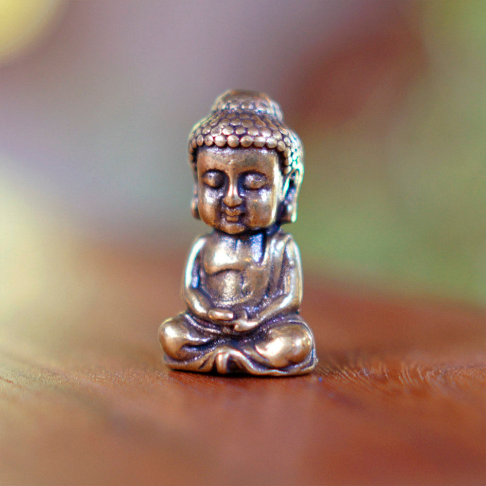 FIGURA DE BRONCE BUDA BEBÉ