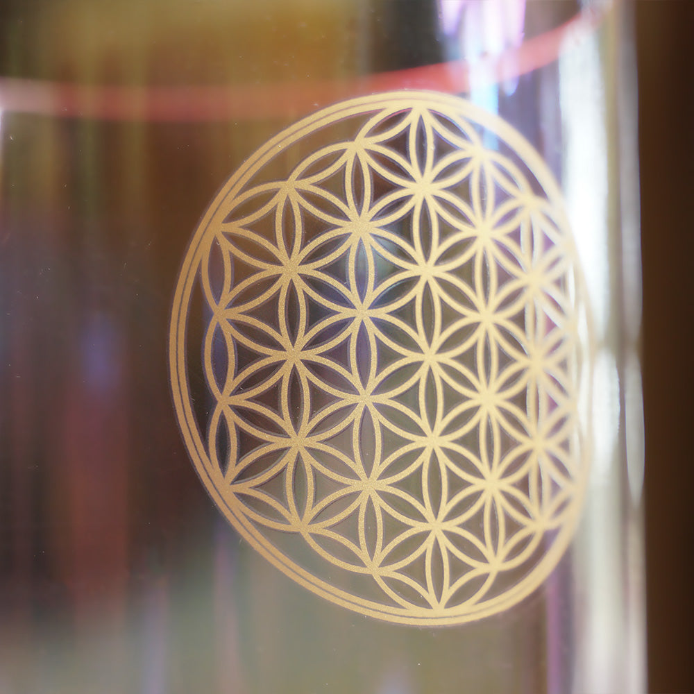 CUENCO DE CRISTAL DE CUARZO (LA - 6 PULGADAS)