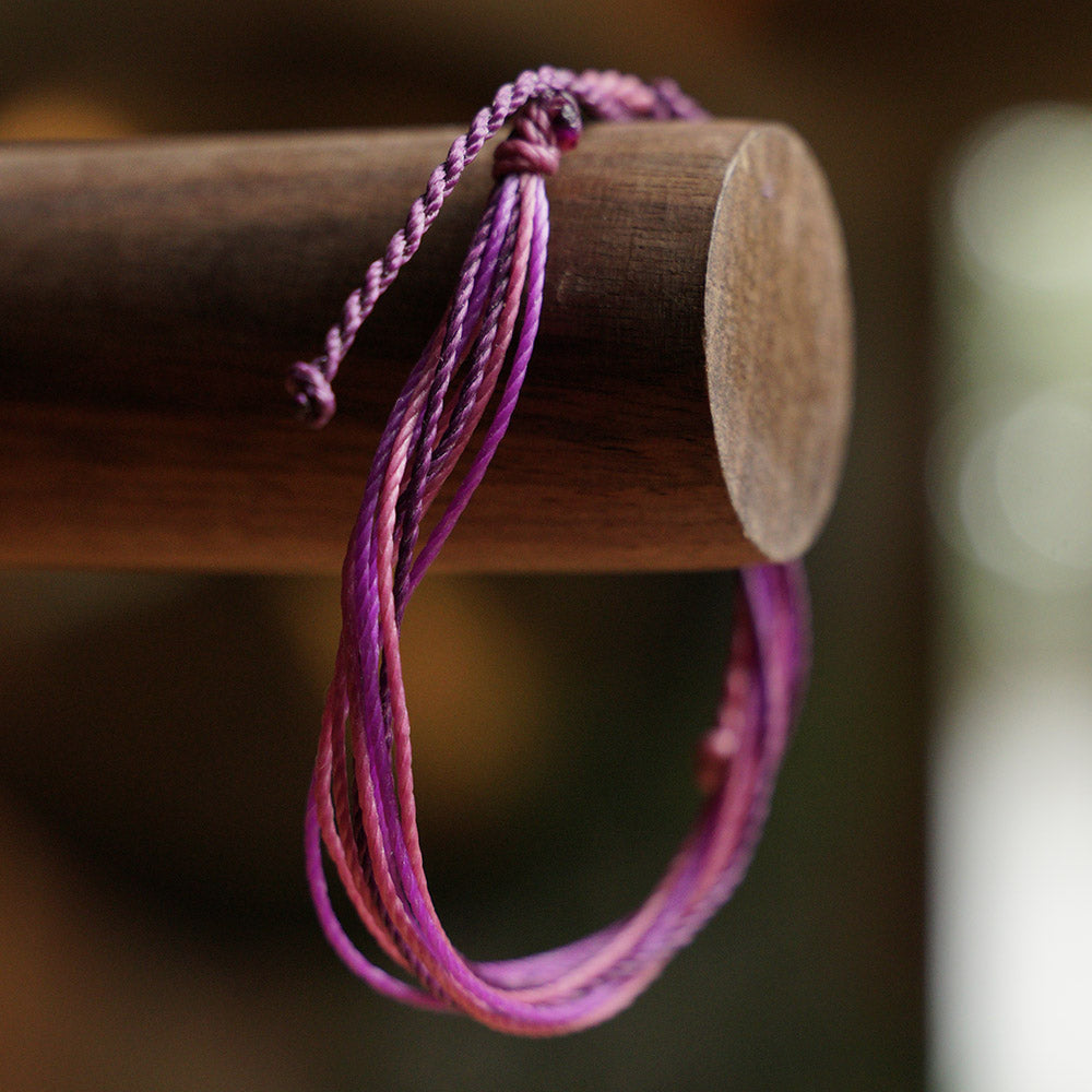 PULSERA AJUSTABLE HILO ENCERADO “ANDROMEDA”