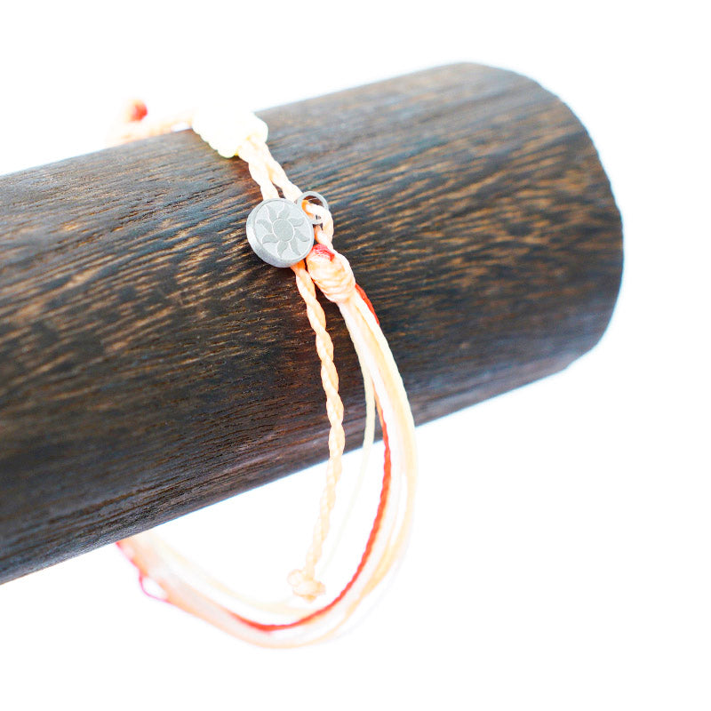 PULSERA AJUSTABLE HILO ENCERADO “SOL”