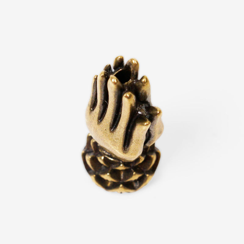 PORTA INCIENSO BRONCE MANOS ILUMINADAS