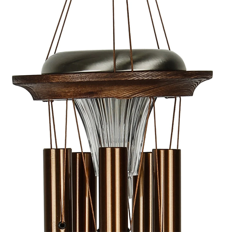 CAMPANA DE VIENTO SOLAR LUZ DE LUNA - BRONCE (RESERVA)