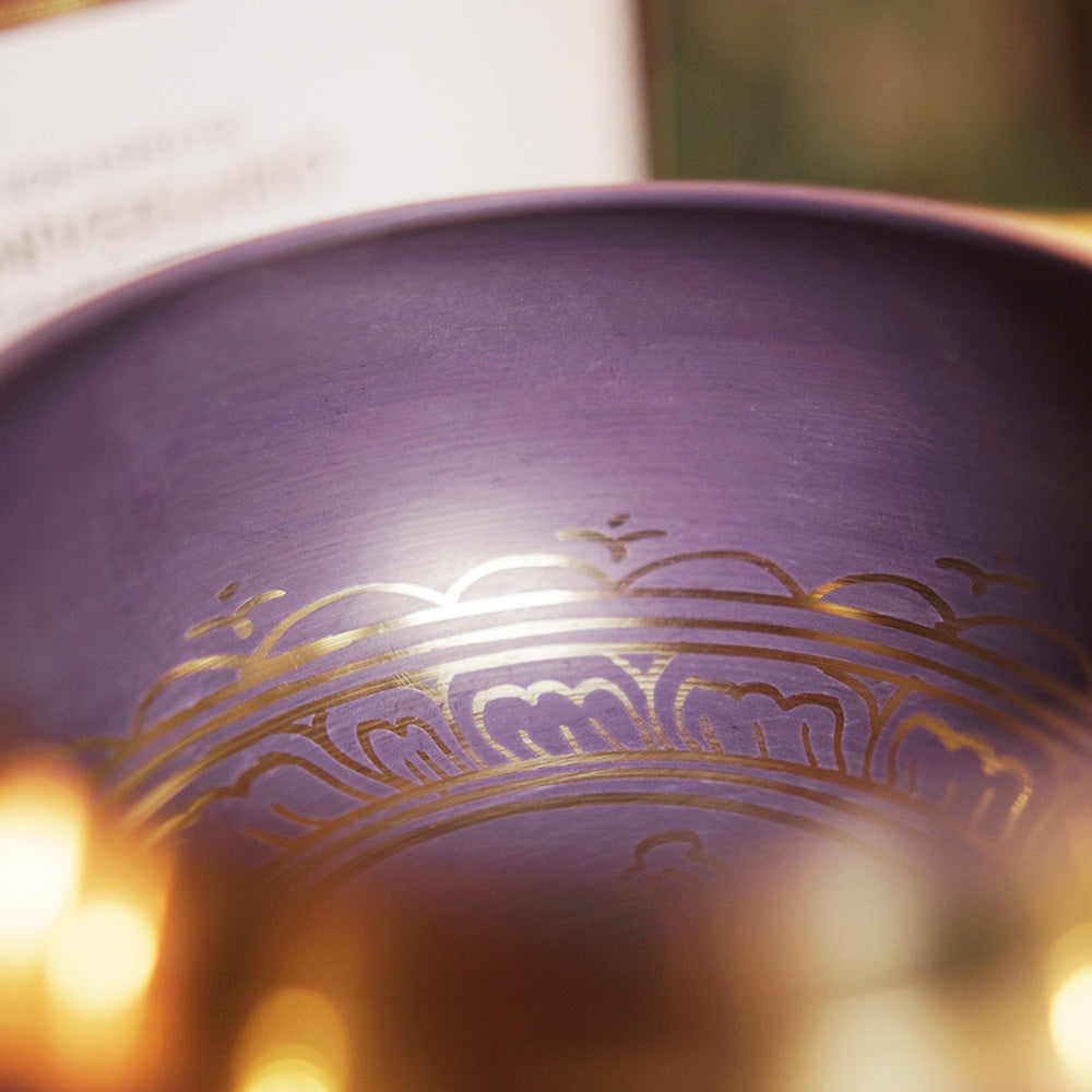 CUENCO TIBETANO MANTRA - LLAMA VIOLETA💜