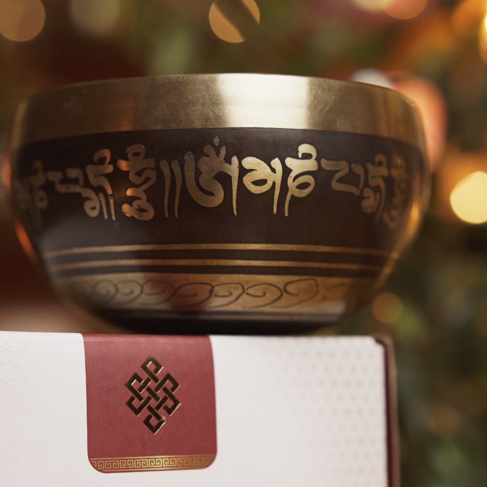 CUENCO TIBETANO GRABADO (DO - 11 CM)