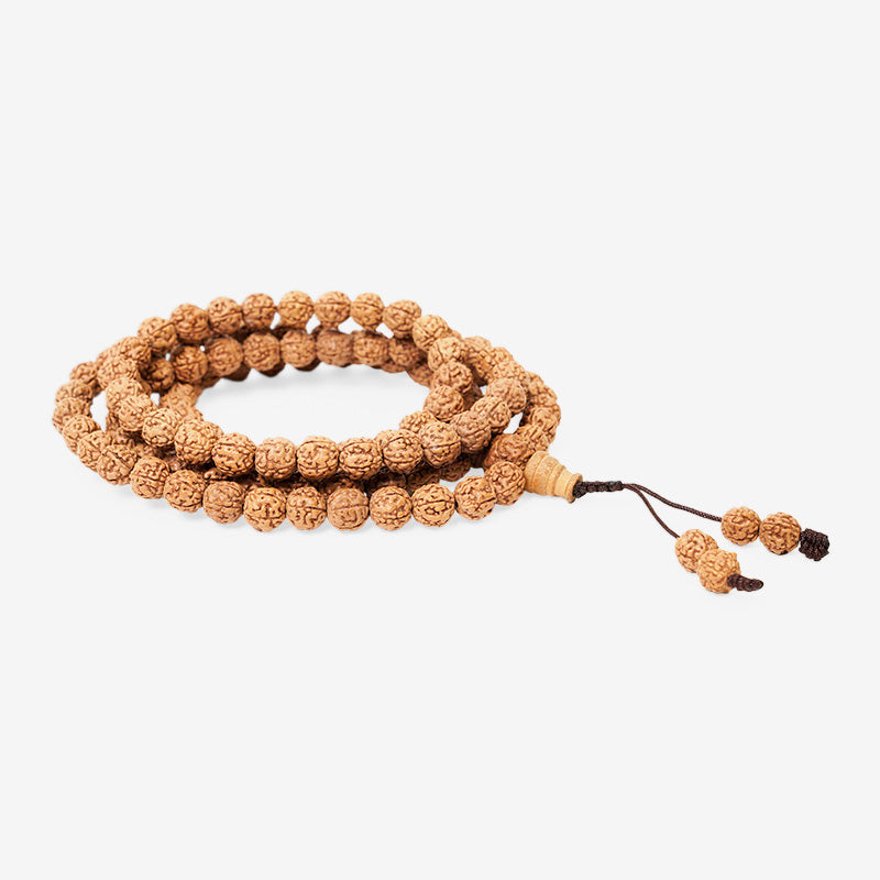 JAPA MALA 108 CUENTAS SEMILLA DE RUDRAKSHA