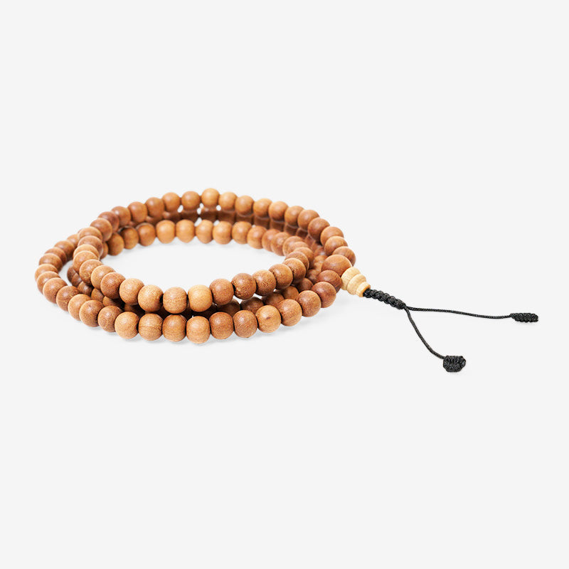 JAPA MALA 108 CUENTAS MADERA DE SÁNDALO NEGRO