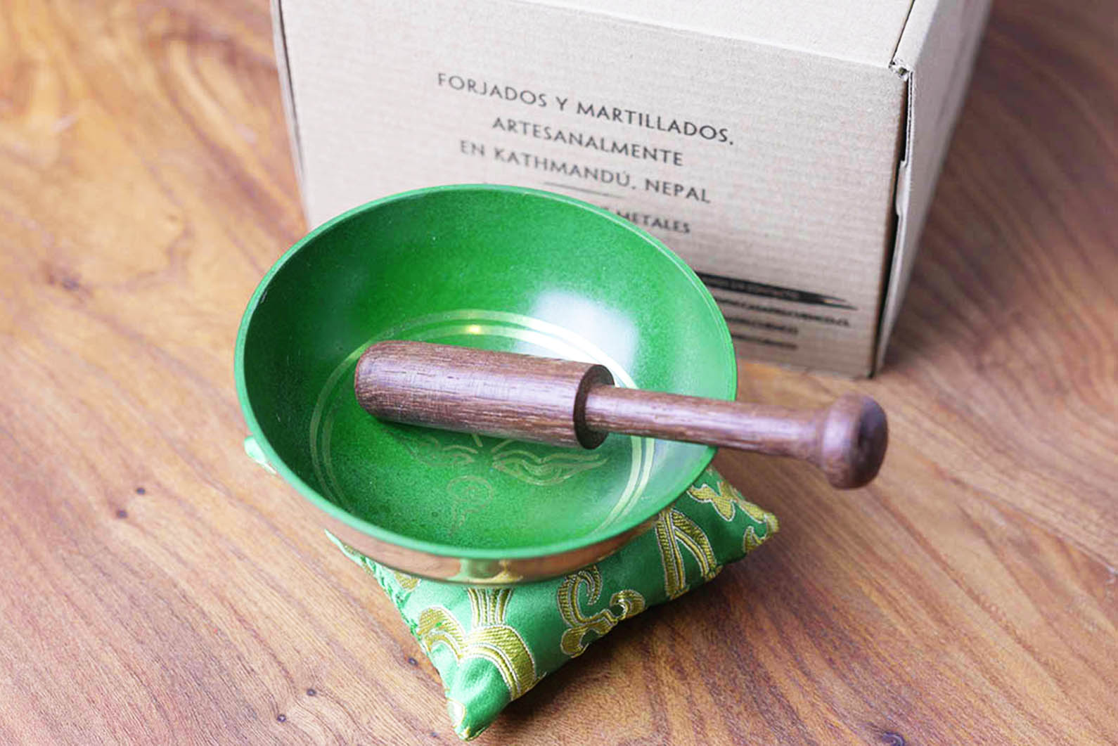 Mini Tigela Manipuri 9,5 cm (Verde)