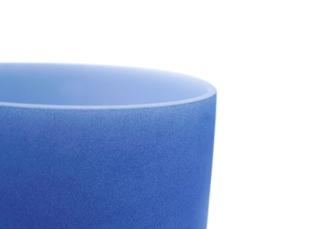 Cuenco de Cuarzo Color 10 Pulgadas (La - Azul) - Cuencos Tibetanos Cuencos Cuencos de Cuarzo Nepal Cuencos Cantores Cuarzos Sonoterapia Japamala Pulseras Banderas de Oracion Tingshas Campanas