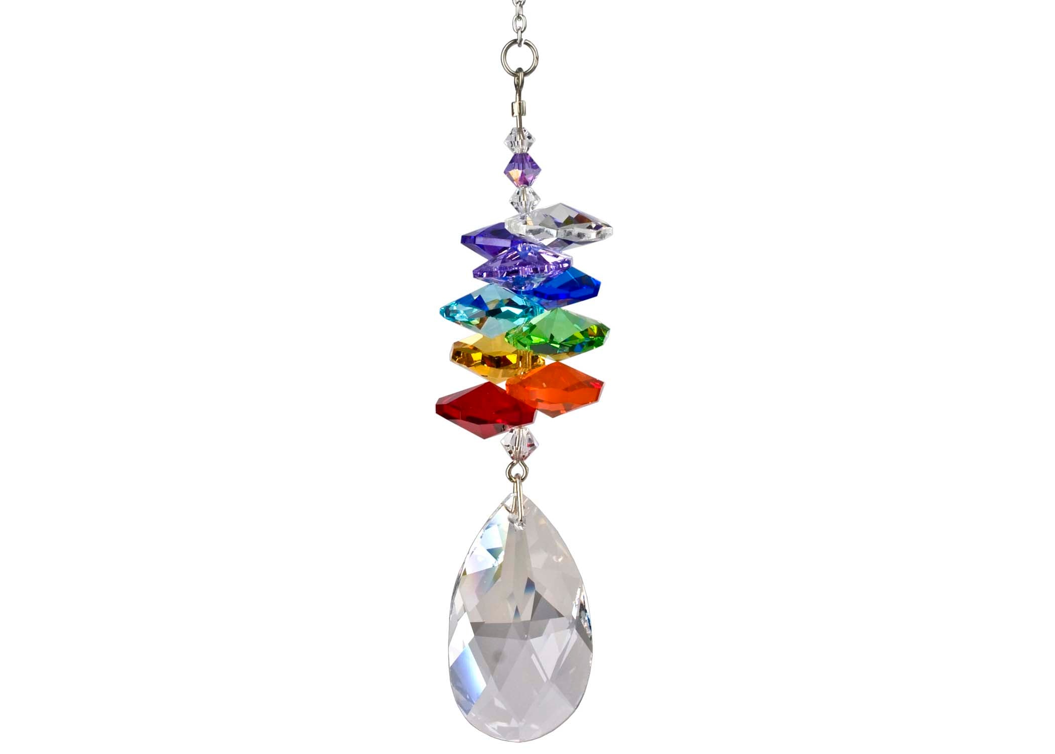 Rainbow Crystal Suncatcher (Almond)