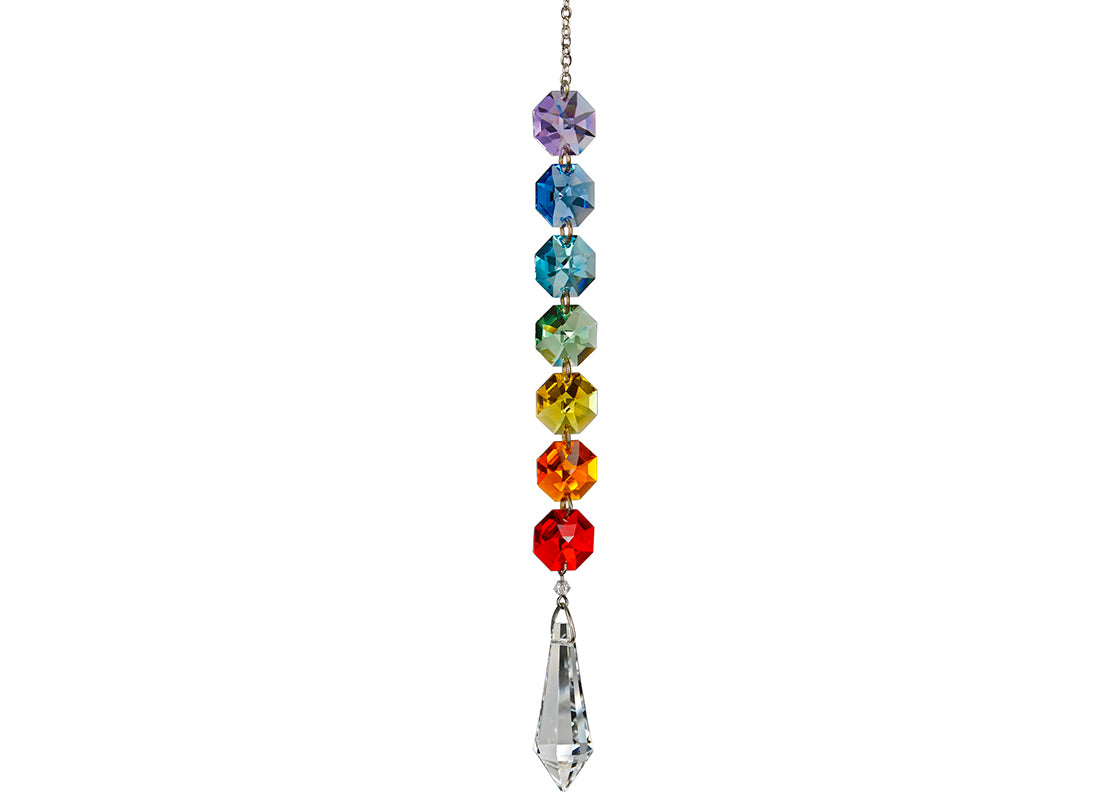 Crystal Suncatcher - 7 Chakras (Cascade)