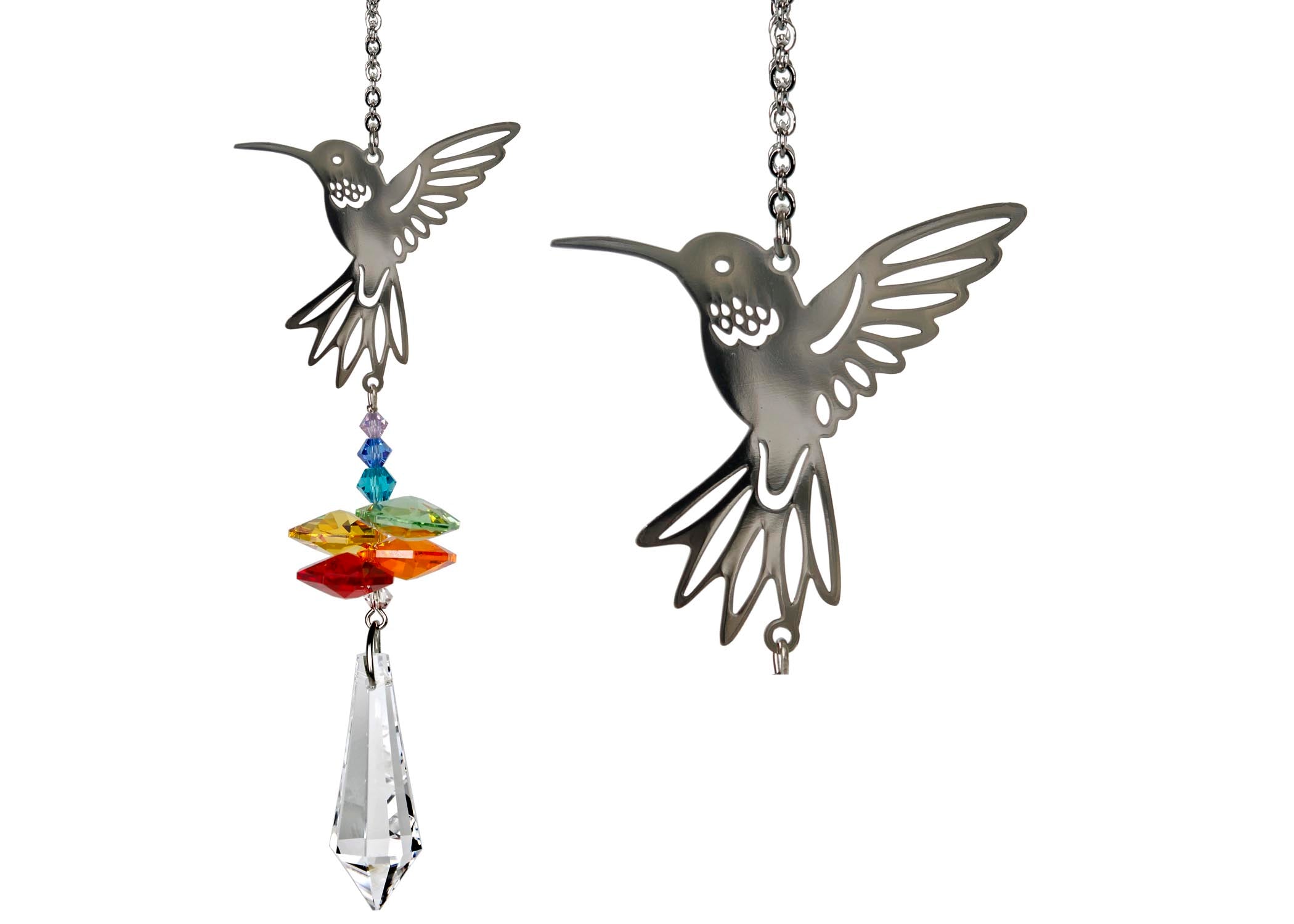 Crystal Suncatcher - Hummingbird