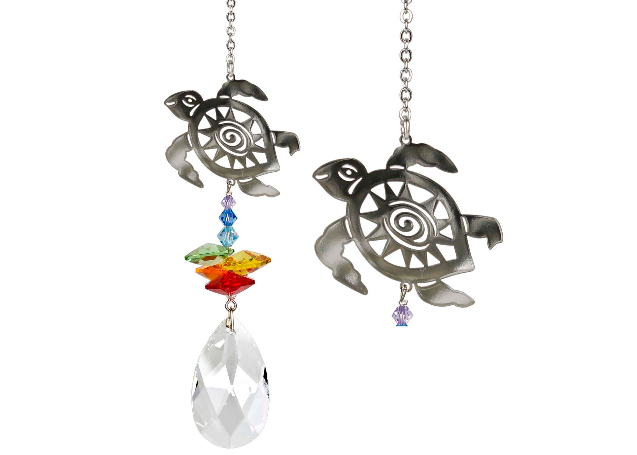 Crystal Suncatcher - Turtle