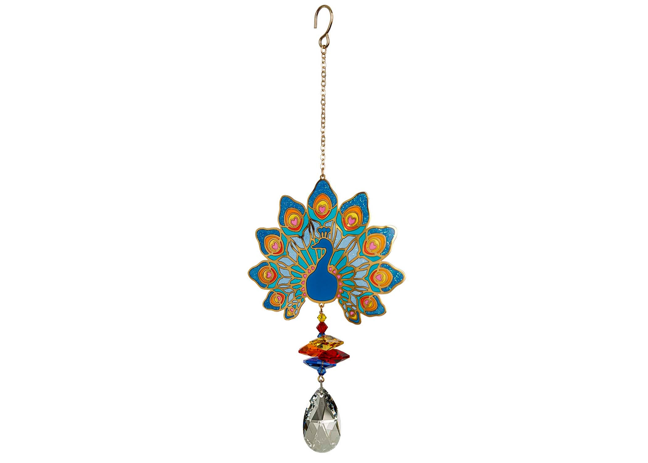 Wonder Crystal Suncatcher - Peacock