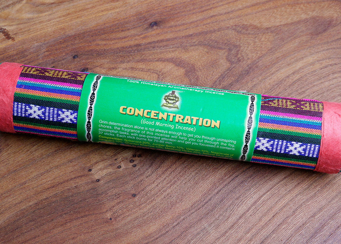 Incenso de Aromaterapia do Himalaia - Concentração