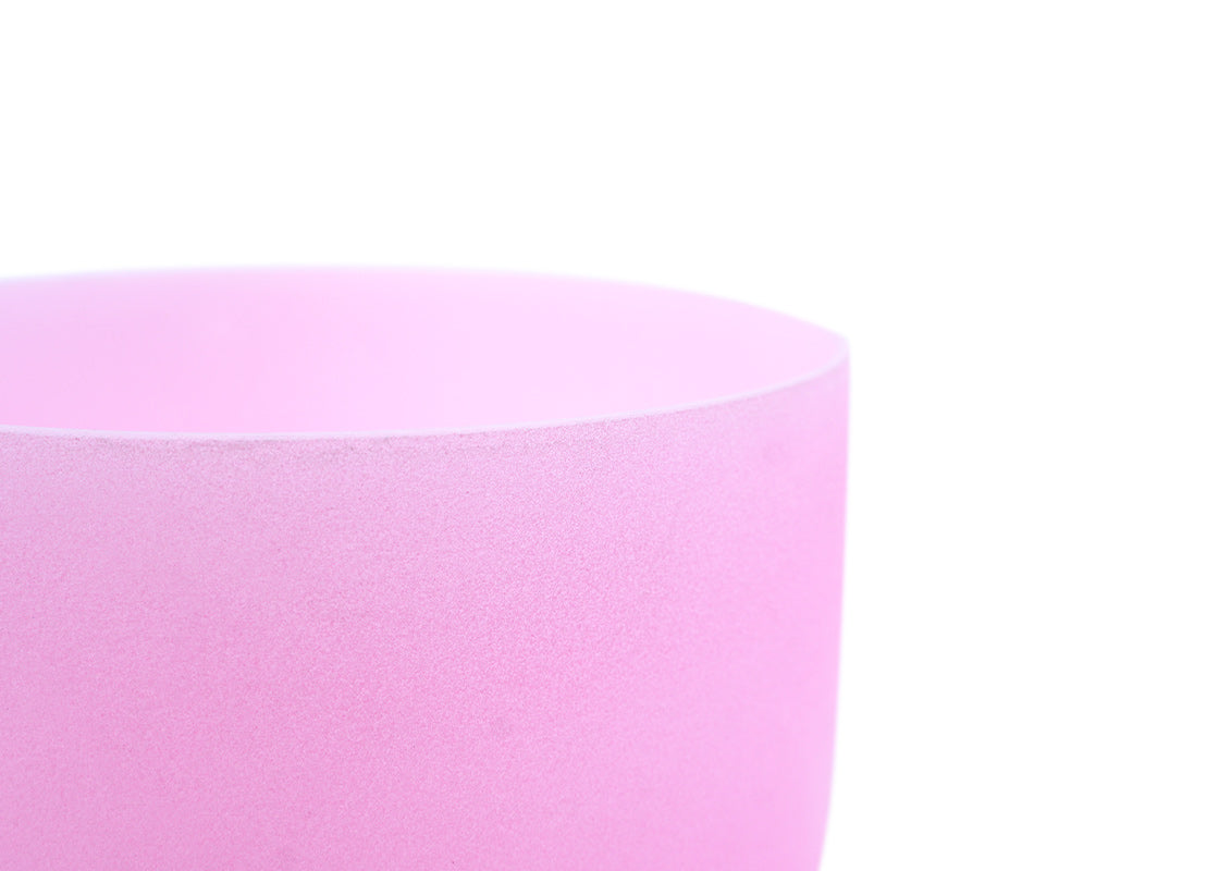 Cuenco de Cuarzo Color 10 Pulgadas (Do - Rosado) - Cuencos Tibetanos Cuencos Cuencos de Cuarzo Nepal Cuencos Cantores Cuarzos Sonoterapia Japamala Pulseras Banderas de Oracion Tingshas Campanas